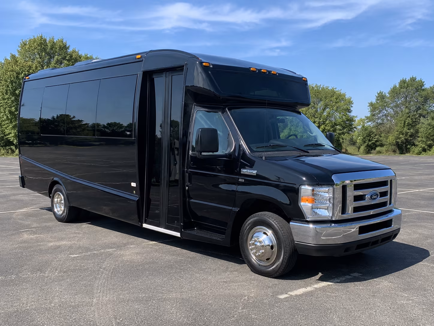 charter buses for henderson high school prom groups heading to the las vegas strip