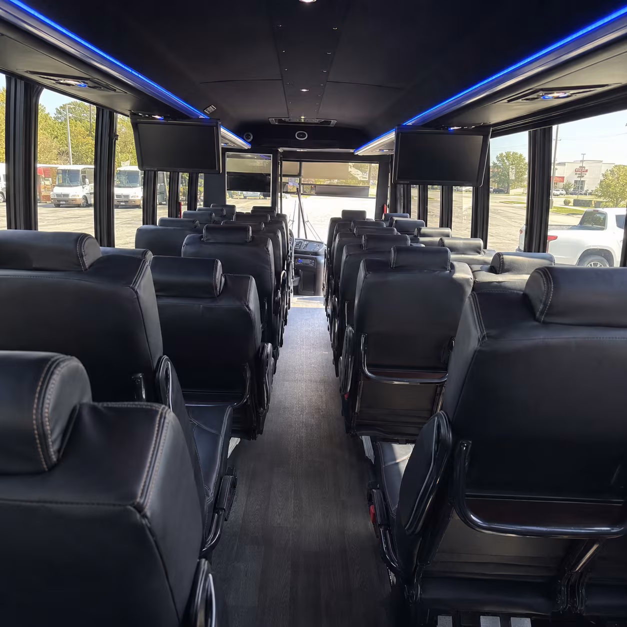 corporate wine tour bus rentals in henderson for team events and client outings