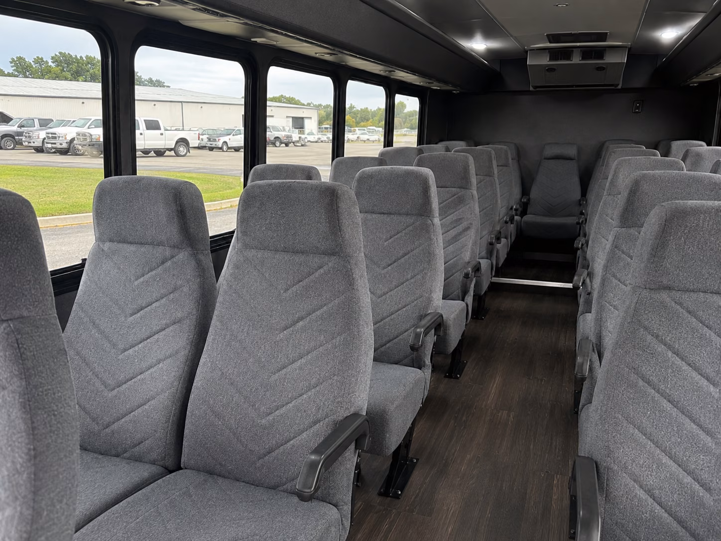 henderson 20 passenger minibus interior