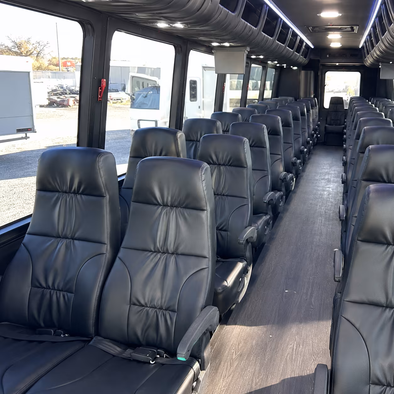 henderson 25 passenger minibus inside