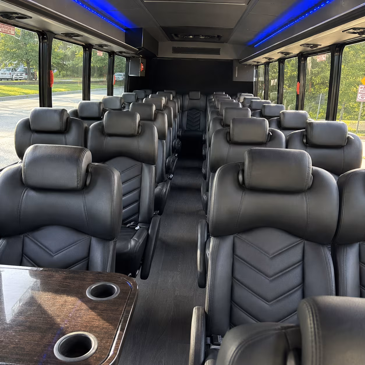 henderson 30 passenger minibus inside