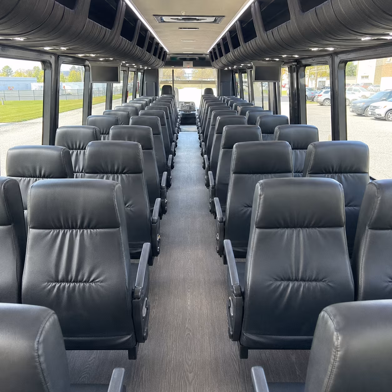 henderson 30 passenger minibus interior