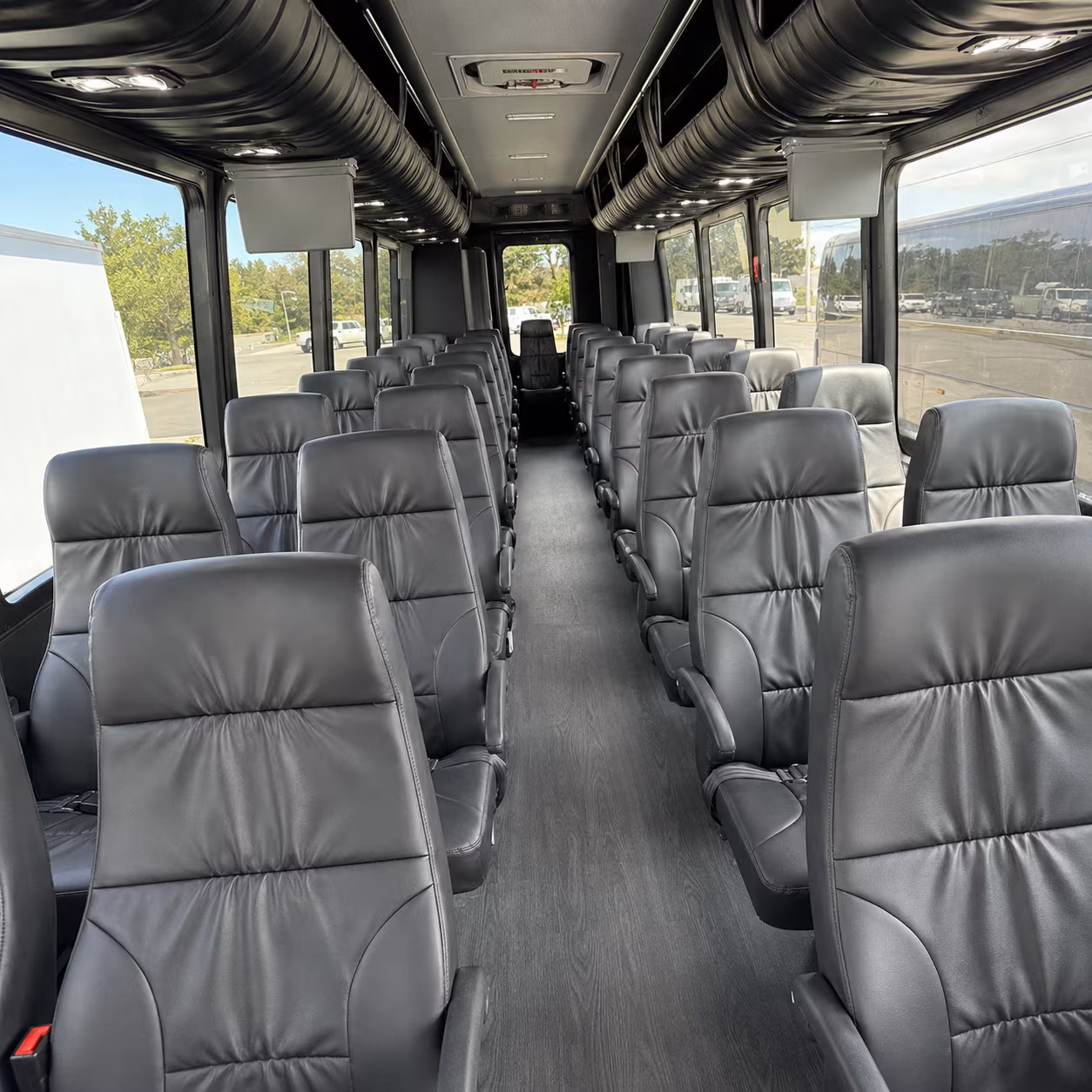 henderson 35 passenger minibus interior