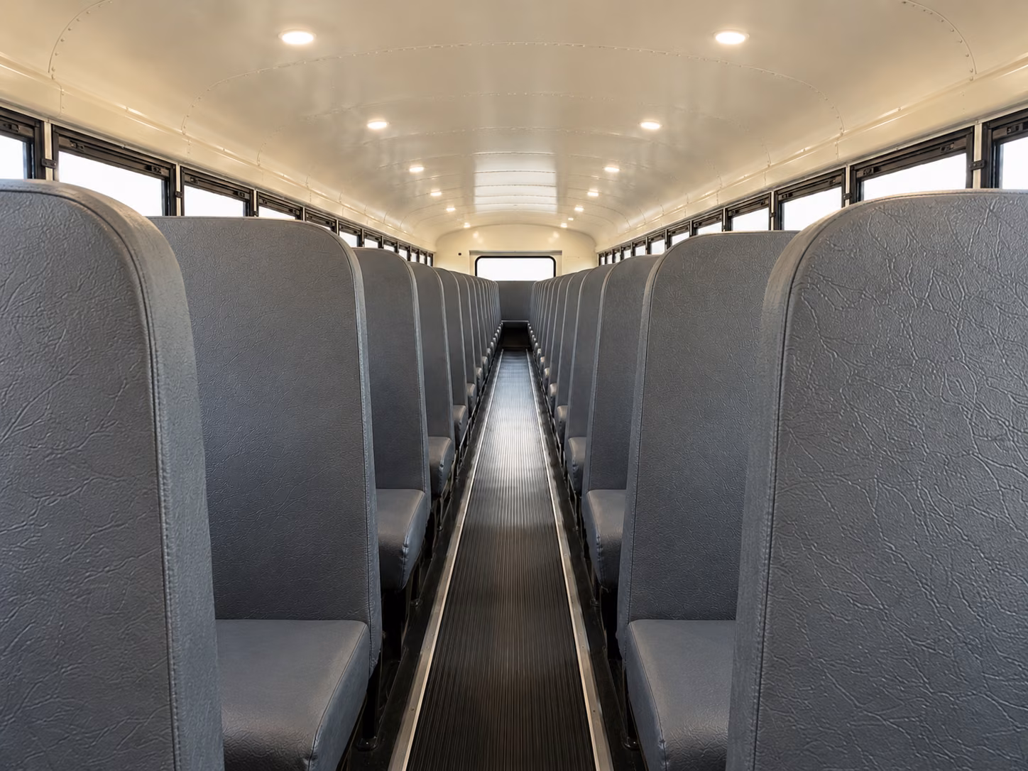 henderson school bus inside